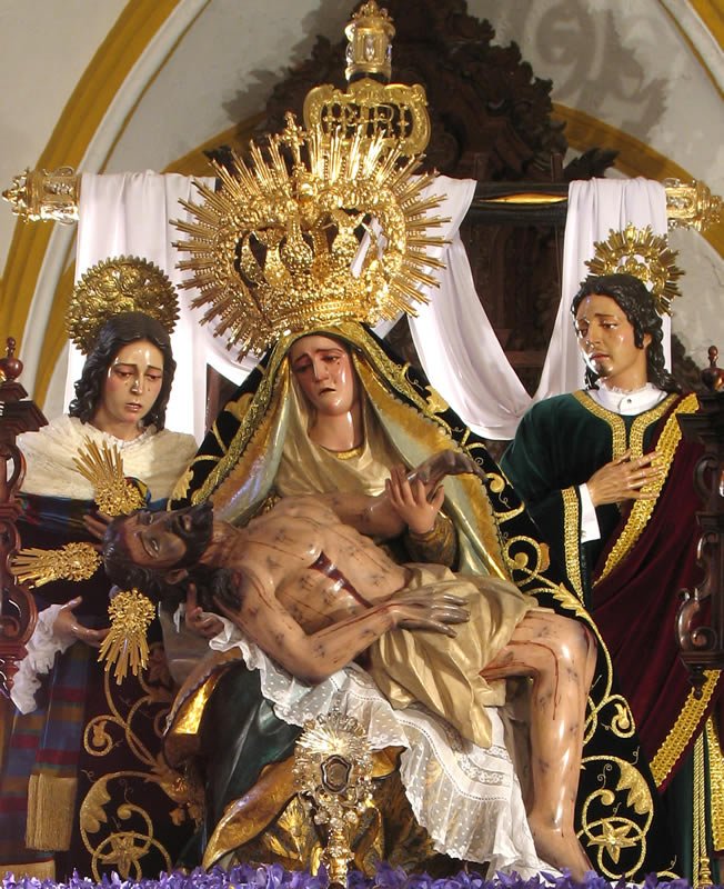 Stmo. Cristo de la Caridad en su Sagrado Descendimiento, Mara Stma. de la Piedad en su Quinta Angustia