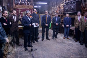 D. Telmo Sánchez, Secretario del Consejo, dando lectura del acto